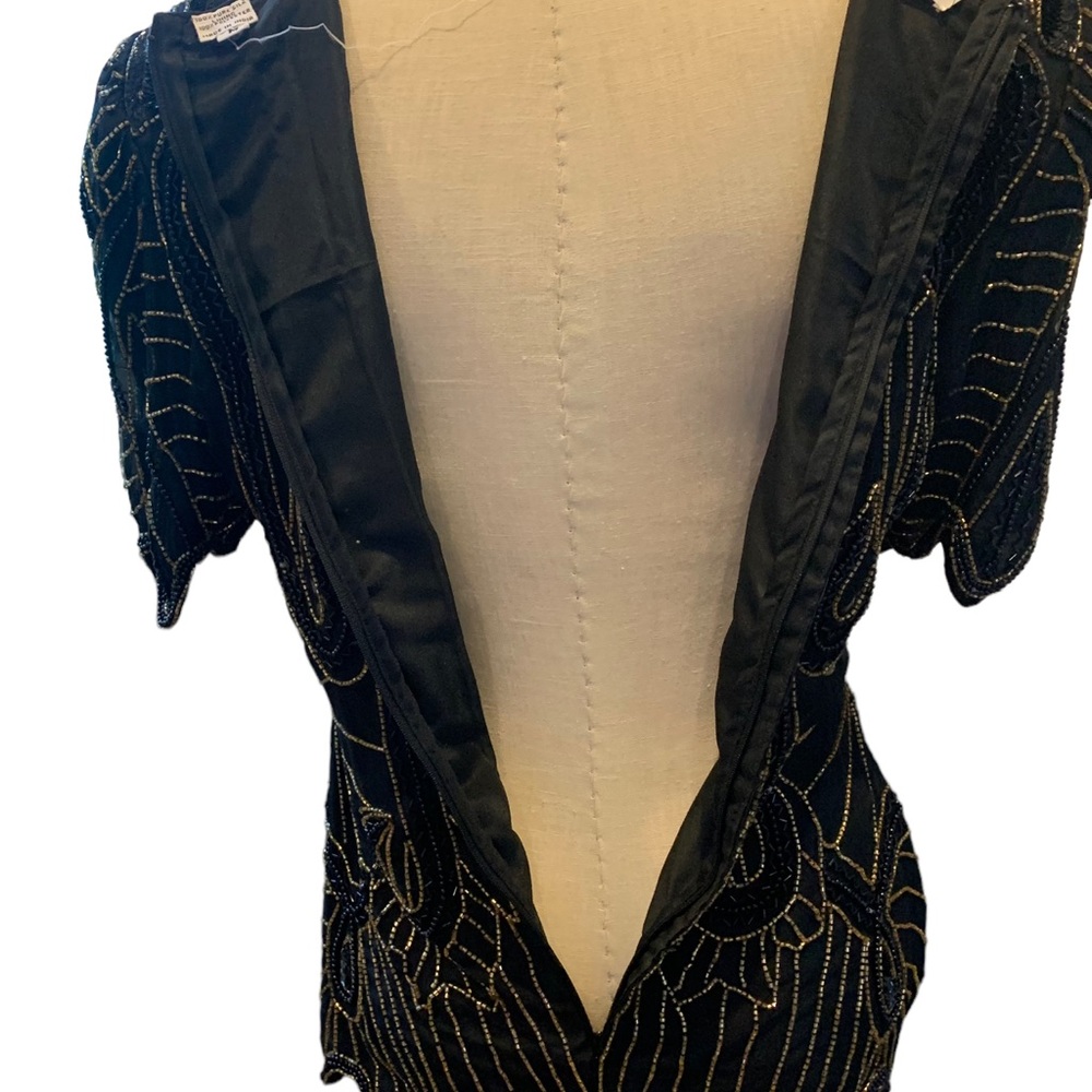 Scala Vtg 1980 Gorgeous Beaded Top - image 5